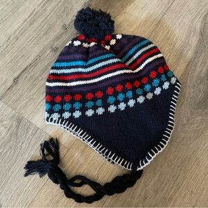 Peruvian Kids Winter French Knot Knitted Hat